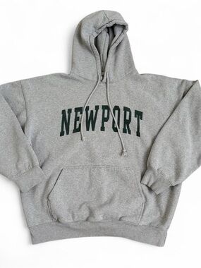 Brandy Melville John Galt Heather Grey Newport Hoodie sweater